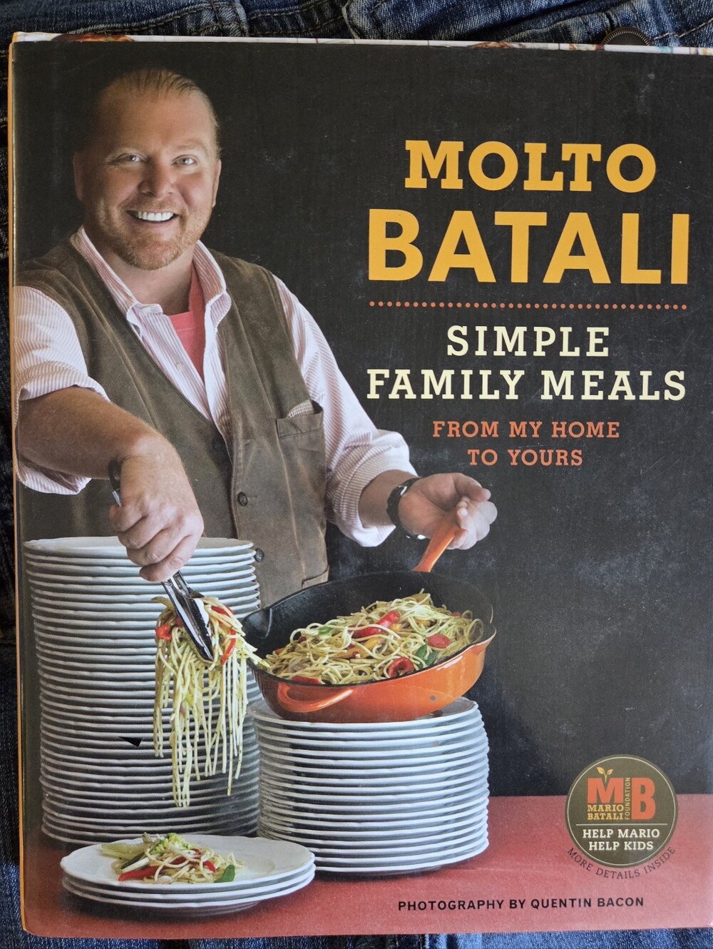 Molto Batali Hardcover Cookbook
